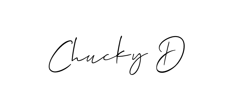 Best and Professional Signature Style for Chucky D. Allison_Script Best Signature Style Collection. Chucky D signature style 2 images and pictures png