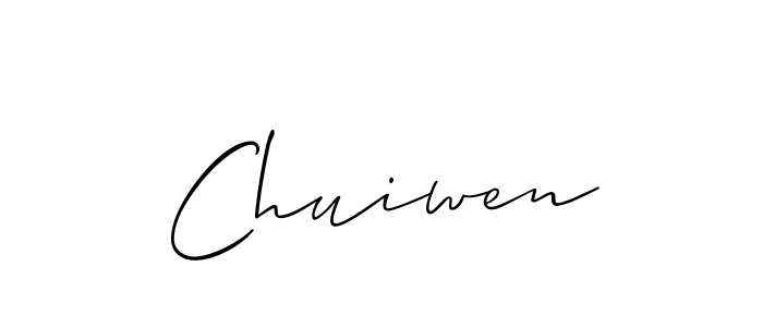 This is the best signature style for the Chuiwen name. Also you like these signature font (Allison_Script). Mix name signature. Chuiwen signature style 2 images and pictures png
