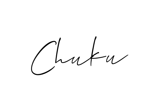 Once you've used our free online signature maker to create your best signature Allison_Script style, it's time to enjoy all of the benefits that Chuku name signing documents. Chuku signature style 2 images and pictures png