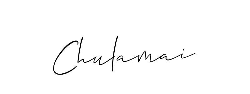 Make a short Chulamai signature style. Manage your documents anywhere anytime using Allison_Script. Create and add eSignatures, submit forms, share and send files easily. Chulamai signature style 2 images and pictures png