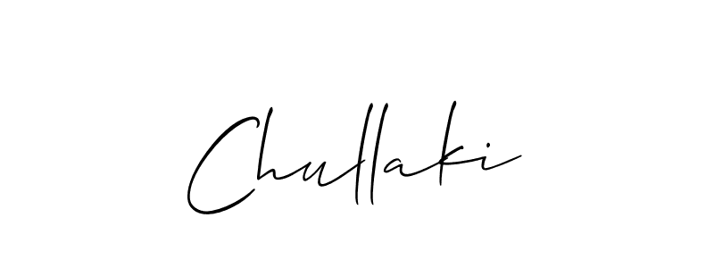 Create a beautiful signature design for name Chullaki. With this signature (Allison_Script) fonts, you can make a handwritten signature for free. Chullaki signature style 2 images and pictures png