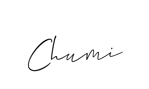 Allison_Script is a professional signature style that is perfect for those who want to add a touch of class to their signature. It is also a great choice for those who want to make their signature more unique. Get Chumi name to fancy signature for free. Chumi signature style 2 images and pictures png