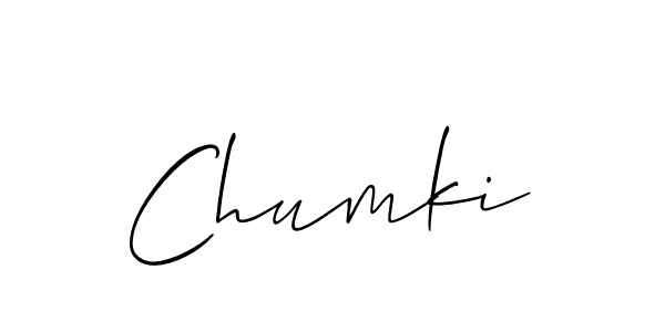 Chumki stylish signature style. Best Handwritten Sign (Allison_Script) for my name. Handwritten Signature Collection Ideas for my name Chumki. Chumki signature style 2 images and pictures png