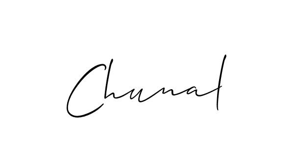Once you've used our free online signature maker to create your best signature Allison_Script style, it's time to enjoy all of the benefits that Chunal name signing documents. Chunal signature style 2 images and pictures png