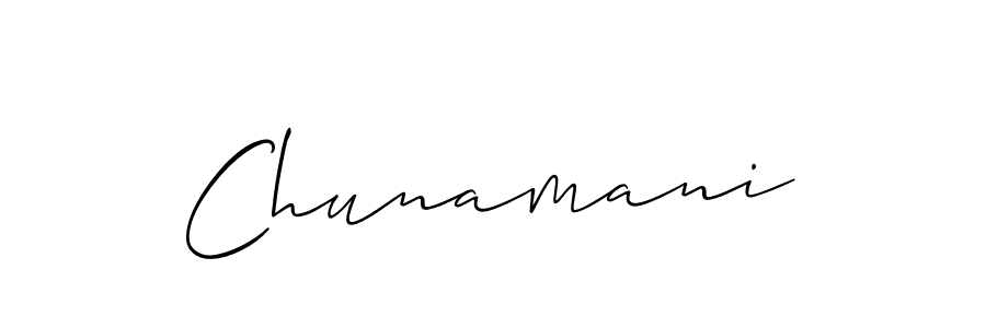 You can use this online signature creator to create a handwritten signature for the name Chunamani. This is the best online autograph maker. Chunamani signature style 2 images and pictures png