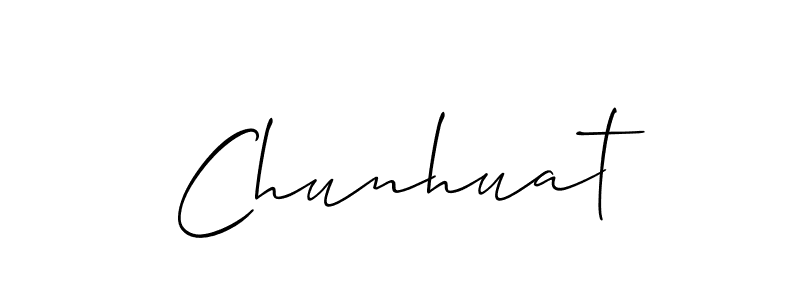Also we have Chunhuat name is the best signature style. Create professional handwritten signature collection using Allison_Script autograph style. Chunhuat signature style 2 images and pictures png