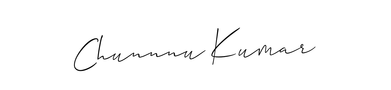 Make a beautiful signature design for name Chunnnu Kumar. Use this online signature maker to create a handwritten signature for free. Chunnnu Kumar signature style 2 images and pictures png