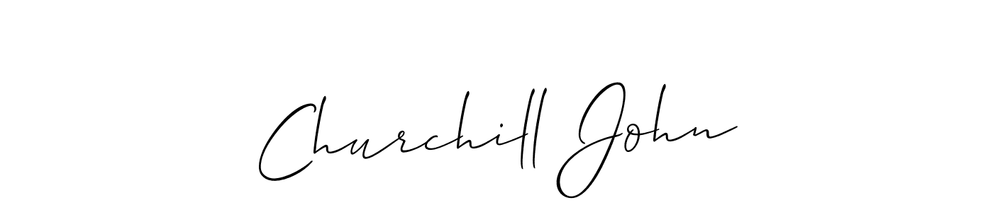This is the best signature style for the Churchill John name. Also you like these signature font (Allison_Script). Mix name signature. Churchill John signature style 2 images and pictures png