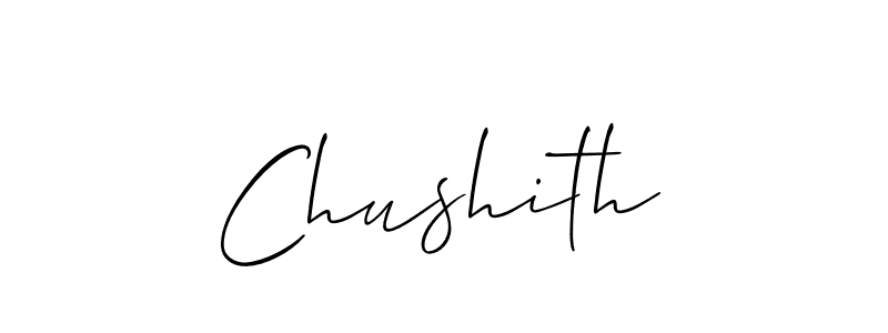 How to make Chushith name signature. Use Allison_Script style for creating short signs online. This is the latest handwritten sign. Chushith signature style 2 images and pictures png