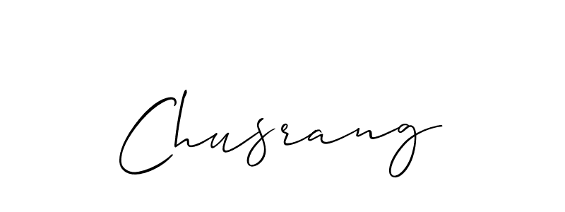 Make a short Chusrang signature style. Manage your documents anywhere anytime using Allison_Script. Create and add eSignatures, submit forms, share and send files easily. Chusrang signature style 2 images and pictures png