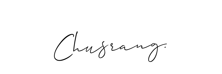 Once you've used our free online signature maker to create your best signature Allison_Script style, it's time to enjoy all of the benefits that Chusrang. name signing documents. Chusrang. signature style 2 images and pictures png