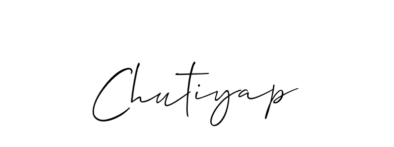 How to make Chutiyap name signature. Use Allison_Script style for creating short signs online. This is the latest handwritten sign. Chutiyap signature style 2 images and pictures png