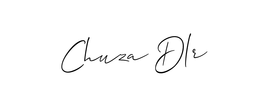if you are searching for the best signature style for your name Chuza Dlr. so please give up your signature search. here we have designed multiple signature styles  using Allison_Script. Chuza Dlr signature style 2 images and pictures png