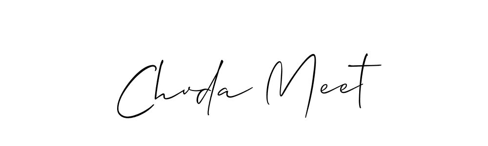 if you are searching for the best signature style for your name Chvda Meet. so please give up your signature search. here we have designed multiple signature styles  using Allison_Script. Chvda Meet signature style 2 images and pictures png