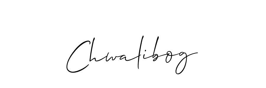 Allison_Script is a professional signature style that is perfect for those who want to add a touch of class to their signature. It is also a great choice for those who want to make their signature more unique. Get Chwalibog name to fancy signature for free. Chwalibog signature style 2 images and pictures png