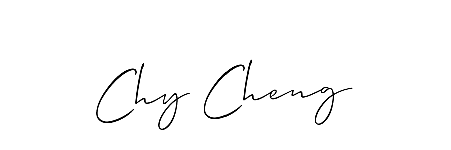 Make a beautiful signature design for name Chy Cheng. With this signature (Allison_Script) style, you can create a handwritten signature for free. Chy Cheng signature style 2 images and pictures png