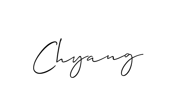 Make a beautiful signature design for name Chyang. Use this online signature maker to create a handwritten signature for free. Chyang signature style 2 images and pictures png