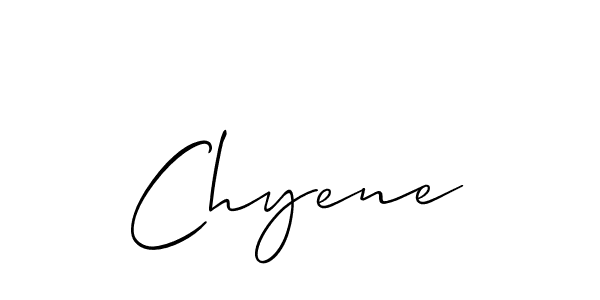 It looks lik you need a new signature style for name Chyene. Design unique handwritten (Allison_Script) signature with our free signature maker in just a few clicks. Chyene signature style 2 images and pictures png