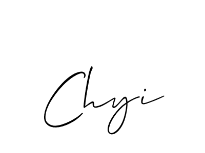 You should practise on your own different ways (Allison_Script) to write your name (Chyi) in signature. don't let someone else do it for you. Chyi signature style 2 images and pictures png