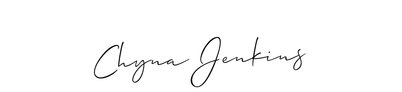 You can use this online signature creator to create a handwritten signature for the name Chyna Jenkins. This is the best online autograph maker. Chyna Jenkins signature style 2 images and pictures png