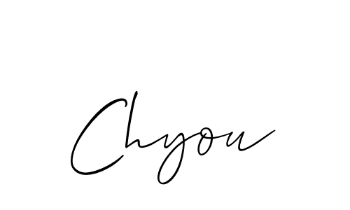 if you are searching for the best signature style for your name Chyou. so please give up your signature search. here we have designed multiple signature styles  using Allison_Script. Chyou signature style 2 images and pictures png