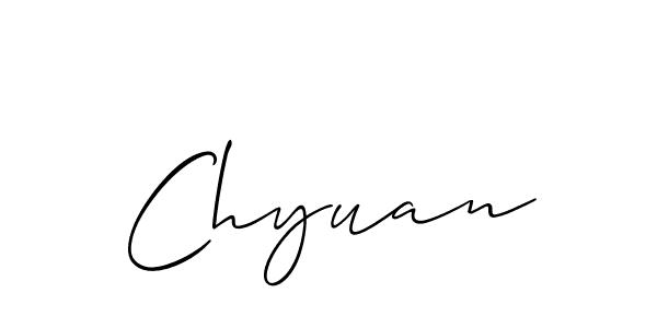 if you are searching for the best signature style for your name Chyuan. so please give up your signature search. here we have designed multiple signature styles  using Allison_Script. Chyuan signature style 2 images and pictures png