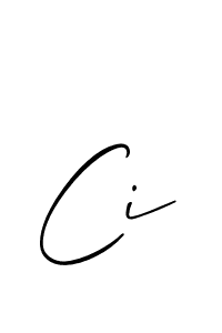 This is the best signature style for the Ci name. Also you like these signature font (Allison_Script). Mix name signature. Ci signature style 2 images and pictures png