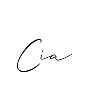 Also You can easily find your signature by using the search form. We will create Cia name handwritten signature images for you free of cost using Allison_Script sign style. Cia signature style 2 images and pictures png