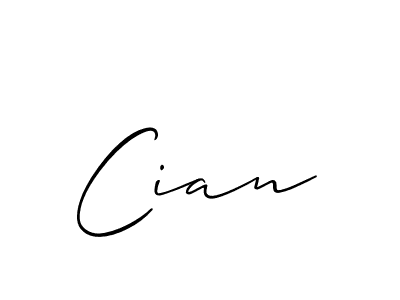 Make a beautiful signature design for name Cian. Use this online signature maker to create a handwritten signature for free. Cian signature style 2 images and pictures png
