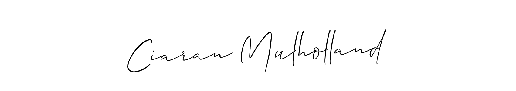 How to make Ciaran Mulholland signature? Allison_Script is a professional autograph style. Create handwritten signature for Ciaran Mulholland name. Ciaran Mulholland signature style 2 images and pictures png