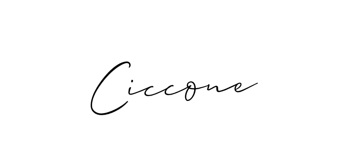 Make a beautiful signature design for name Ciccone. Use this online signature maker to create a handwritten signature for free. Ciccone signature style 2 images and pictures png