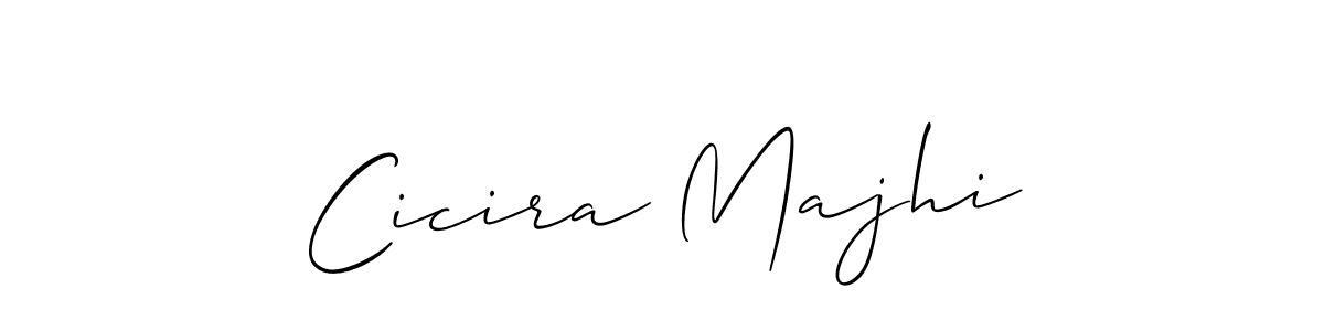 Also we have Cicira Majhi name is the best signature style. Create professional handwritten signature collection using Allison_Script autograph style. Cicira Majhi signature style 2 images and pictures png