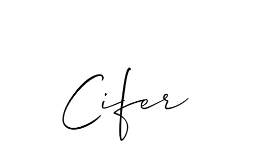 if you are searching for the best signature style for your name Cifer. so please give up your signature search. here we have designed multiple signature styles  using Allison_Script. Cifer signature style 2 images and pictures png