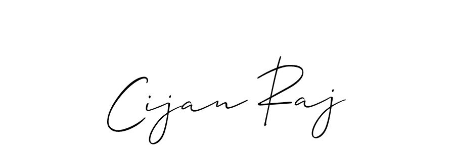 Also we have Cijan Raj name is the best signature style. Create professional handwritten signature collection using Allison_Script autograph style. Cijan Raj signature style 2 images and pictures png