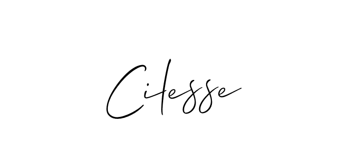 Once you've used our free online signature maker to create your best signature Allison_Script style, it's time to enjoy all of the benefits that Cilesse name signing documents. Cilesse signature style 2 images and pictures png