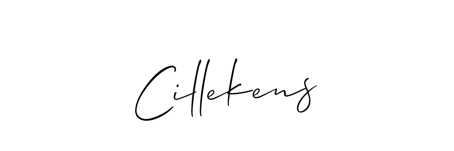 Similarly Allison_Script is the best handwritten signature design. Signature creator online .You can use it as an online autograph creator for name Cillekens. Cillekens signature style 2 images and pictures png