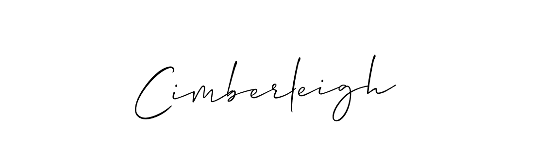 Best and Professional Signature Style for Cimberleigh. Allison_Script Best Signature Style Collection. Cimberleigh signature style 2 images and pictures png