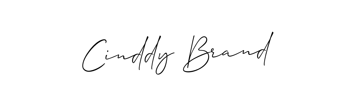 How to Draw Cinddy Brand signature style? Allison_Script is a latest design signature styles for name Cinddy Brand. Cinddy Brand signature style 2 images and pictures png