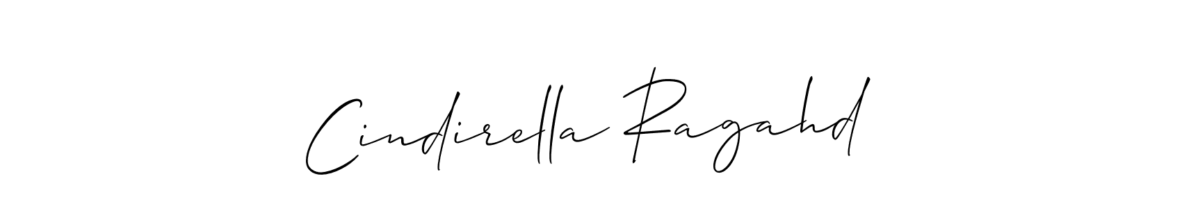 Make a short Cindirella Ragahd signature style. Manage your documents anywhere anytime using Allison_Script. Create and add eSignatures, submit forms, share and send files easily. Cindirella Ragahd signature style 2 images and pictures png