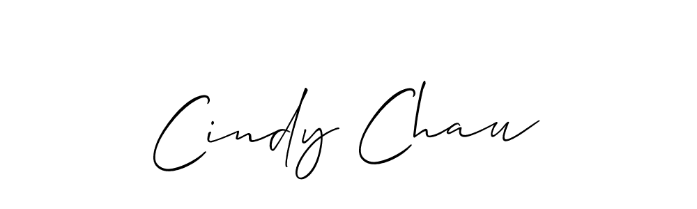 Also we have Cindy Chau name is the best signature style. Create professional handwritten signature collection using Allison_Script autograph style. Cindy Chau signature style 2 images and pictures png