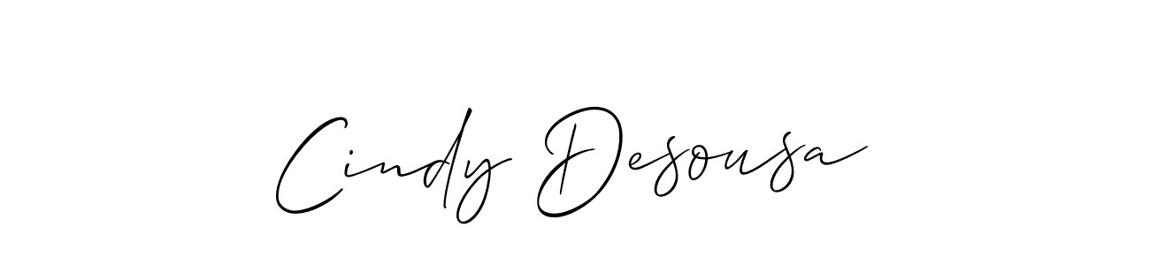 Make a beautiful signature design for name Cindy Desousa. Use this online signature maker to create a handwritten signature for free. Cindy Desousa signature style 2 images and pictures png