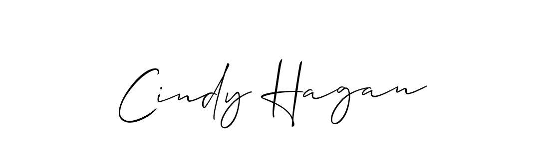 Cindy Hagan stylish signature style. Best Handwritten Sign (Allison_Script) for my name. Handwritten Signature Collection Ideas for my name Cindy Hagan. Cindy Hagan signature style 2 images and pictures png