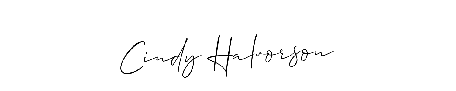 Use a signature maker to create a handwritten signature online. With this signature software, you can design (Allison_Script) your own signature for name Cindy Halvorson. Cindy Halvorson signature style 2 images and pictures png