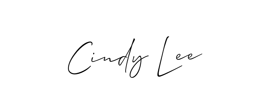 Best and Professional Signature Style for Cindy Lee. Allison_Script Best Signature Style Collection. Cindy Lee signature style 2 images and pictures png