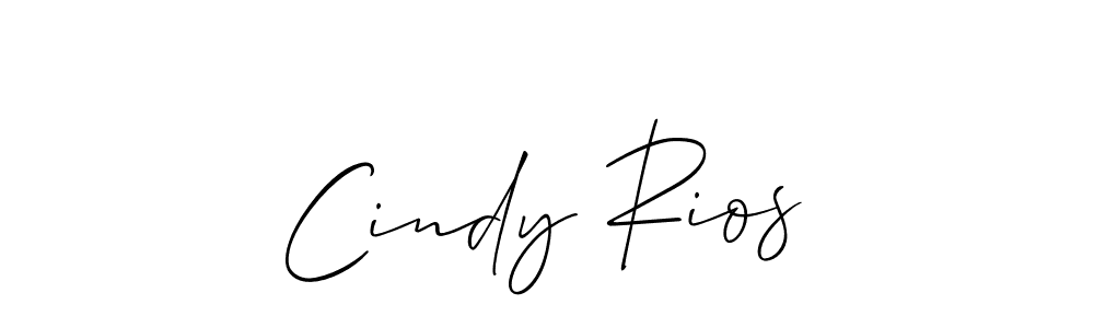 Also we have Cindy Rios name is the best signature style. Create professional handwritten signature collection using Allison_Script autograph style. Cindy Rios signature style 2 images and pictures png