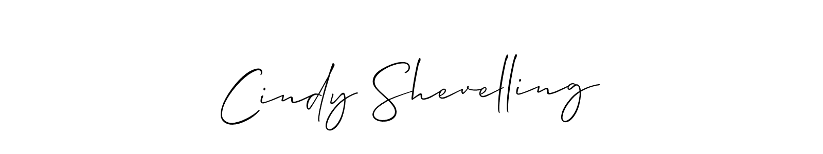 Also we have Cindy Shevelling name is the best signature style. Create professional handwritten signature collection using Allison_Script autograph style. Cindy Shevelling signature style 2 images and pictures png