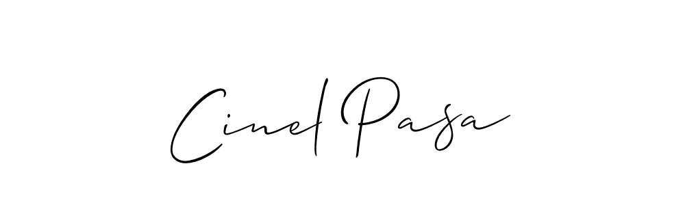if you are searching for the best signature style for your name Cinel Pasa. so please give up your signature search. here we have designed multiple signature styles  using Allison_Script. Cinel Pasa signature style 2 images and pictures png