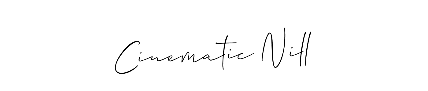 This is the best signature style for the Cinematic Nill name. Also you like these signature font (Allison_Script). Mix name signature. Cinematic Nill signature style 2 images and pictures png