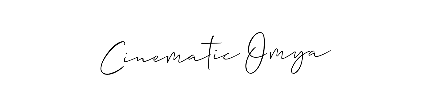 You can use this online signature creator to create a handwritten signature for the name Cinematic Omya. This is the best online autograph maker. Cinematic Omya signature style 2 images and pictures png