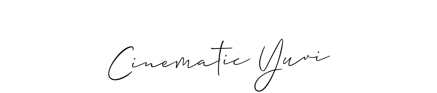 Here are the top 10 professional signature styles for the name Cinematic Yuvi. These are the best autograph styles you can use for your name. Cinematic Yuvi signature style 2 images and pictures png
